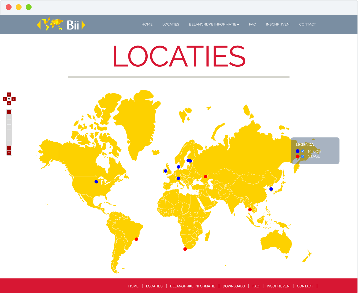 BII - Locaties