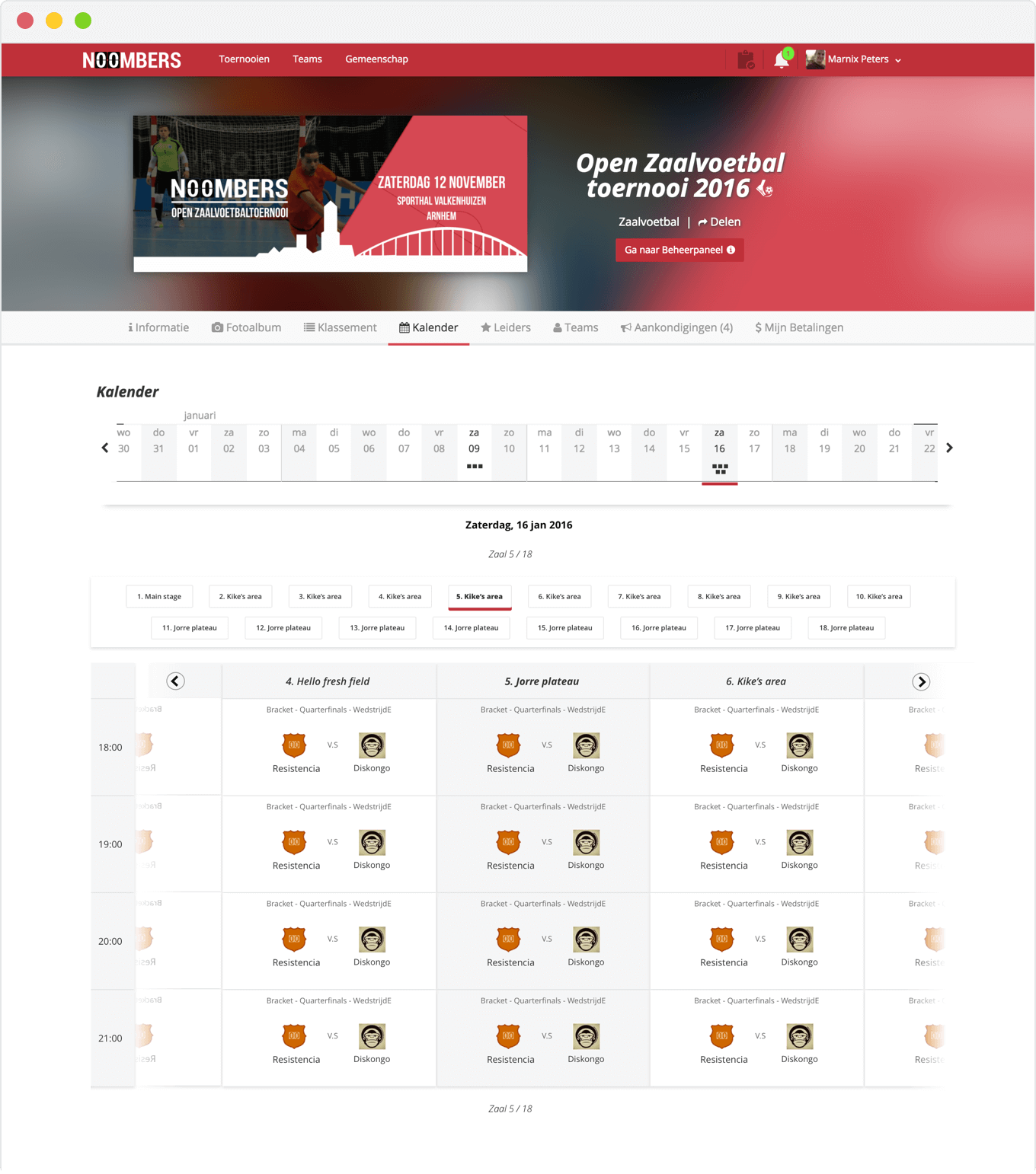Noombers - Kalender